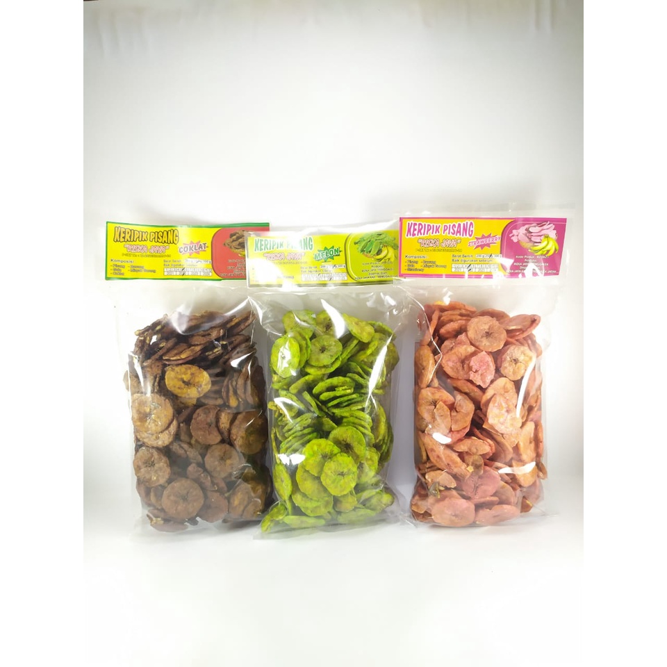 

kotakoi_mart Keripik Pisang Coklat Manis Gurih Renyah Krispi Murah Meriah 250 gram