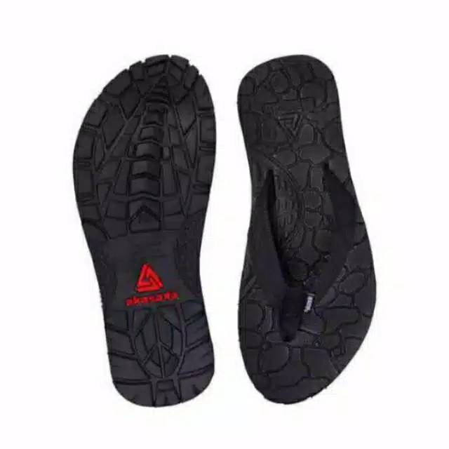 Sandal Akasaka Sago hitam sandal jepit pria sandal hiking outdoor