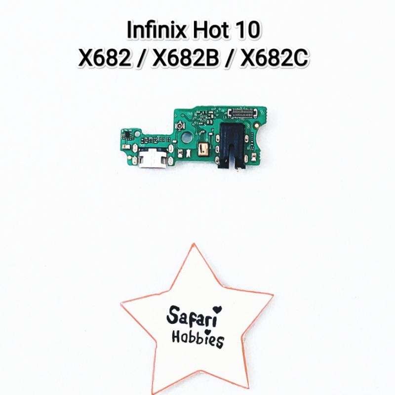 Konektor Charging Board Infinix Hot 10 / X682 / X682B / X682C