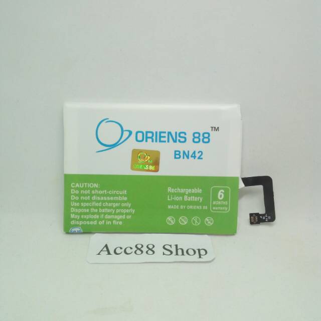 Baterai Batre Battery Double Power Xiaomi Redmi 4 BN42  OR88/ Oriens88