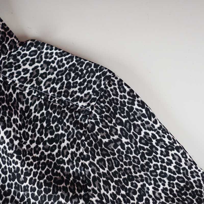 Kemeja Wanita- Leopard Quarter Long Sleeve [CG-NYC 02]-6