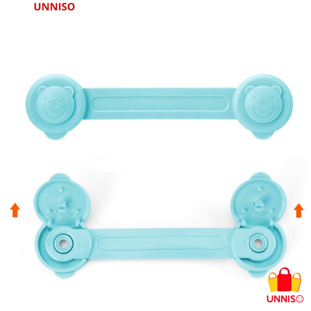 UNNISO - Baby Safety Lock Drawer Pengunci Laci Pintu Lemari BSLD4