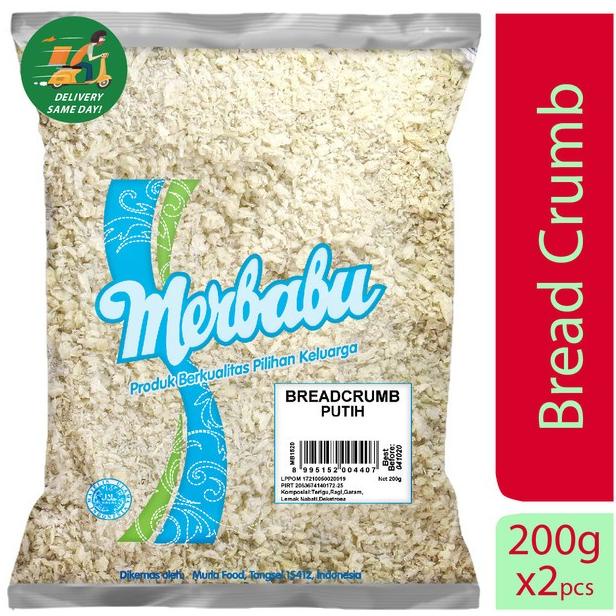 

Merbabu Bread Crumb Putih 200g x 2Pcs (Bisa Same Day Delivery)