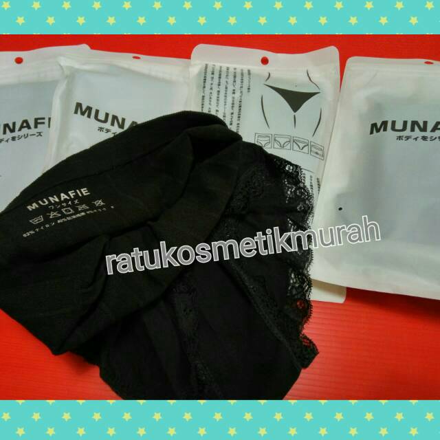 80GR  MUNAFIE / SLIM PANTY ORIGINAL / KORSET CELANA 100% ORIGINAL