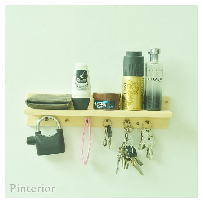 rak gantungan kunci / rak kunci / rak kayu kunci / rak kunci dinding / rak kunci tempel dinding