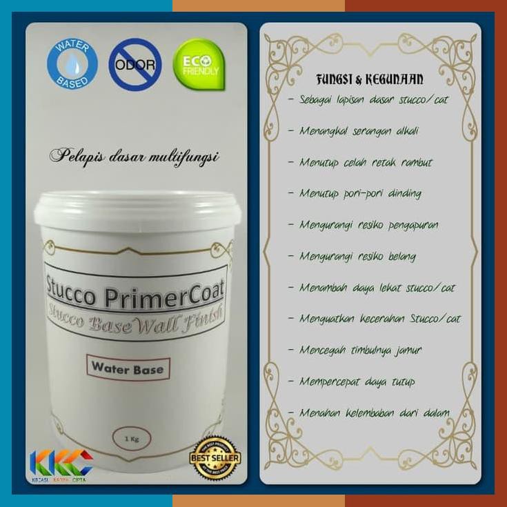 Jual Stucco Primer Coat Water Base Multifungsi Kemasan 1Kg Shopee