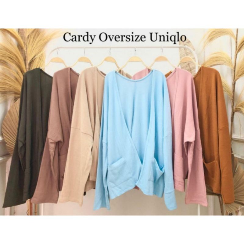 Amy Oversize Knit Cardy - Kardigan Rajut Jumbo