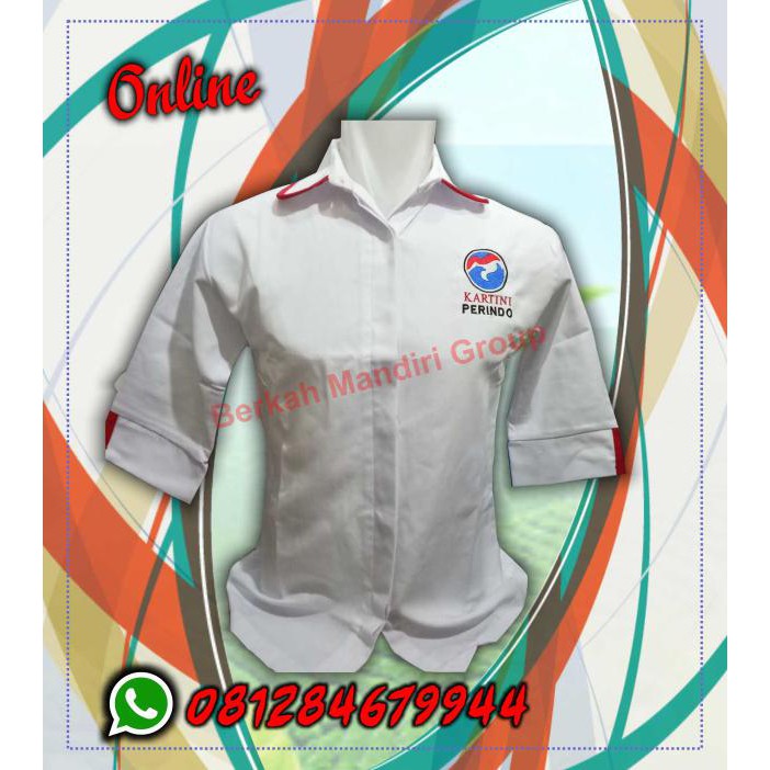 Kemeja Kartini Perindo 2018 - Putih, M