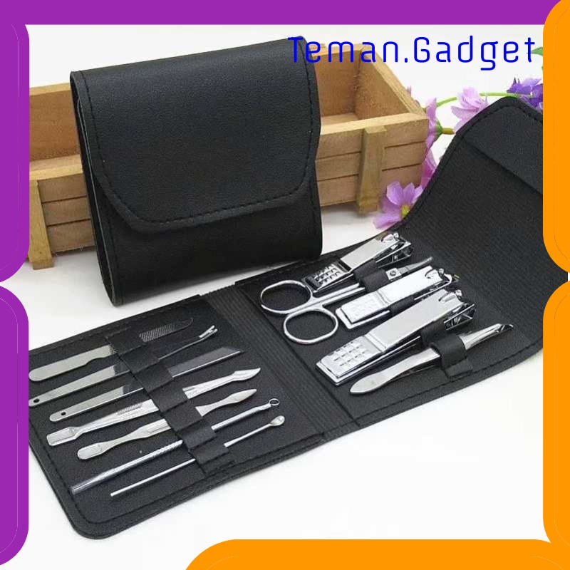 TG-FE215 WATTSON&amp;WEBB NAIL ART SET GUNTING KUKU MANICURE PEDICURE 12 PCS - B07T