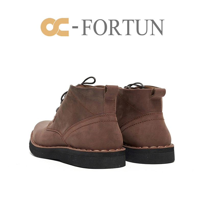 OC-FORTUN SEPATU KULIT BOOT ORIGINAL ODON CIBADUYUT