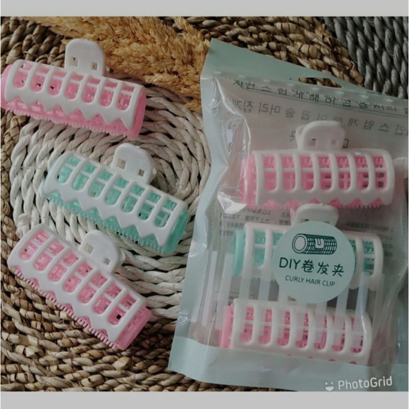 3PCS ROLL RAMBUT JEPIT ISI 3/ROLL RAMBUT KEKINIAN