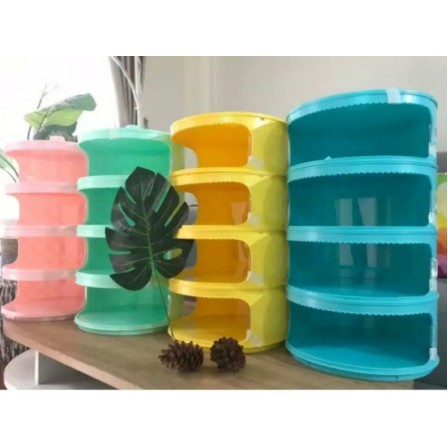 Food Storage Warna 4 Susun - Food Cover 4 Layer