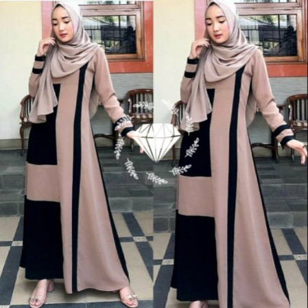 Gamis Lebaran 2020 Remaja Model Gamis Terbaru Ed Syari Matt moscrepe kancing 1blkg, no jilbab
