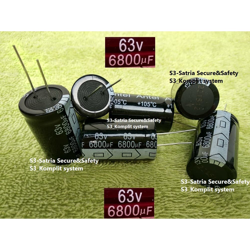 Elko 6800UF 63V Elco 6800 UF 63 V Electrolytic capacitor 63volt