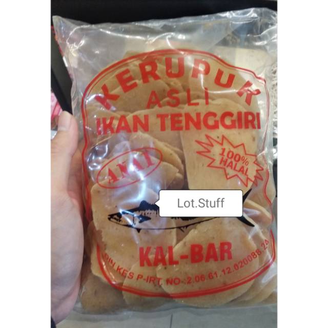 

Kerupuk Ikan Tenggiri Asli Anai Khas Pontianak/Kalbar~Belum Goreng