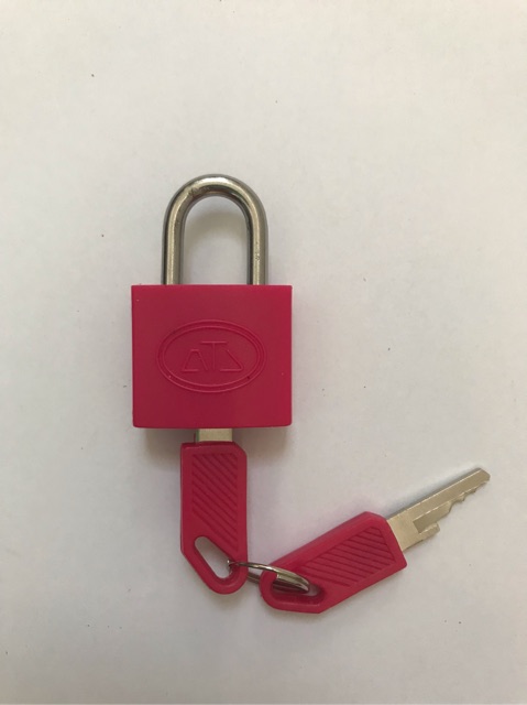 Gembok Koper Warna-warni ATS 20mm Kuningan Plastik - Luggage Padlock Color Coded 20 mm - Tas Bagasi