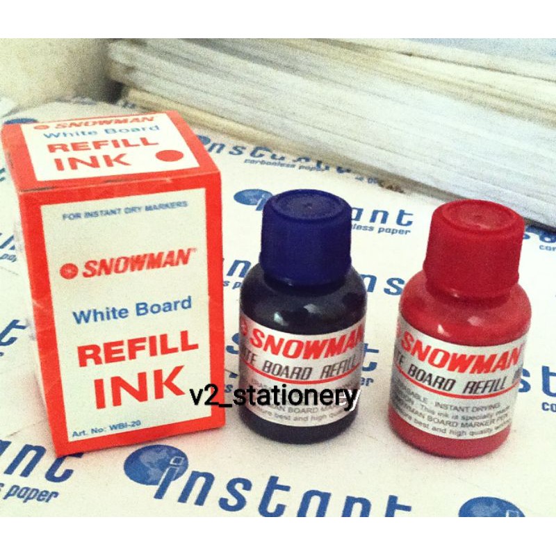 

tinta snowman white board