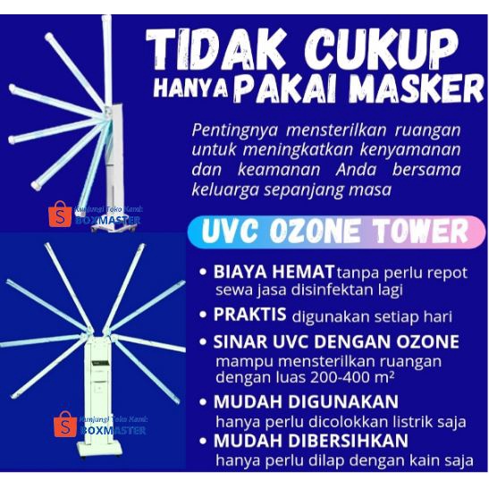UV Sterilizer Ruangan UVC Sterilizer Alkes Alat Steril Ruangan UV Sterilizer Ruangan Desinfektan Rua