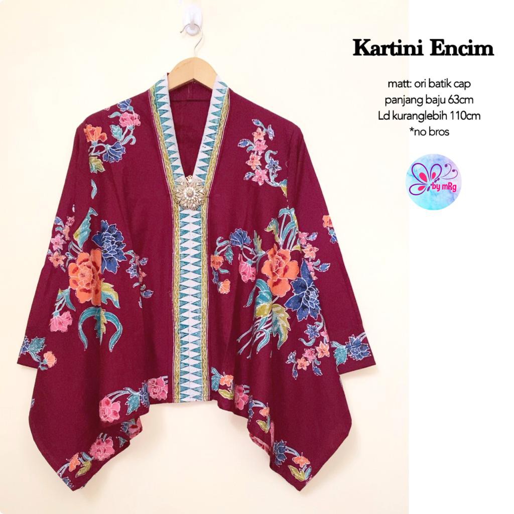 Blus kartini encim ori batik cap solo