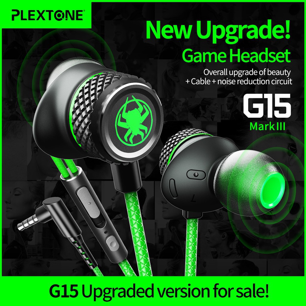 PLEXTONE G15 In-Ear Gaming Headset Gaming Plextone G15 Earphone Gaming Headset Plextone