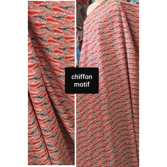 sifon crepe chiffon motif