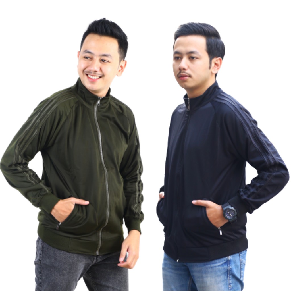 jaket olahraga bola futsal sepeda jogging tracktop jersey polos