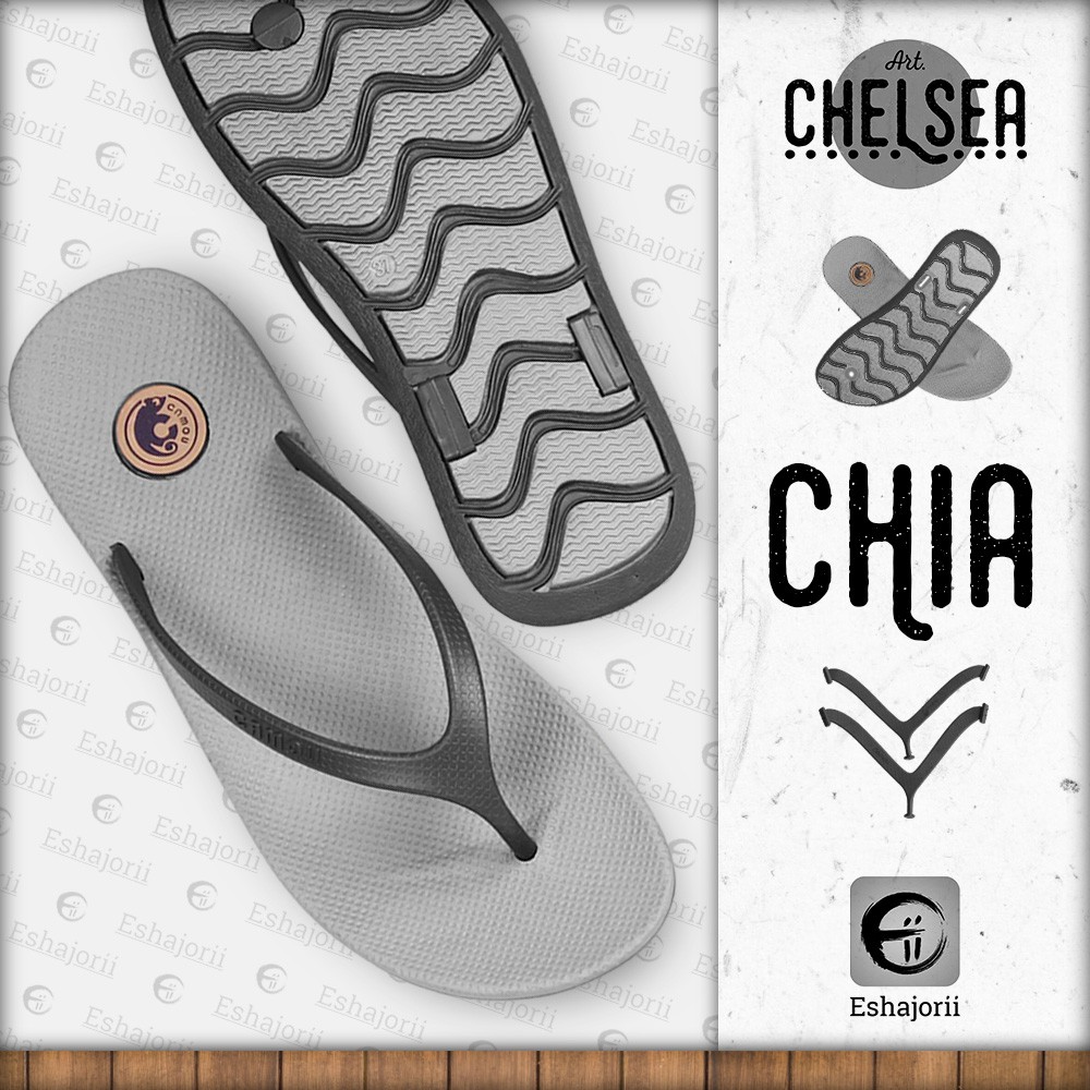 Sandal Jepit Karet untuk Perempuan - CAMOU Chelsea Chia