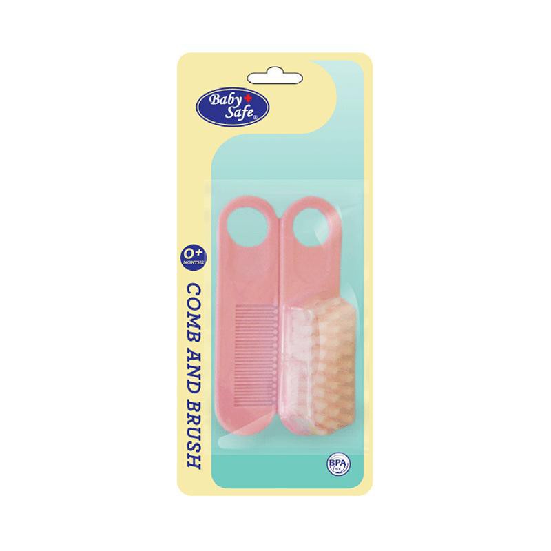 Sisir Bayi Dan Sikat Rambut Bayi Anak/ BABY SAFE/KAWA/Baby Brush And Comb Set