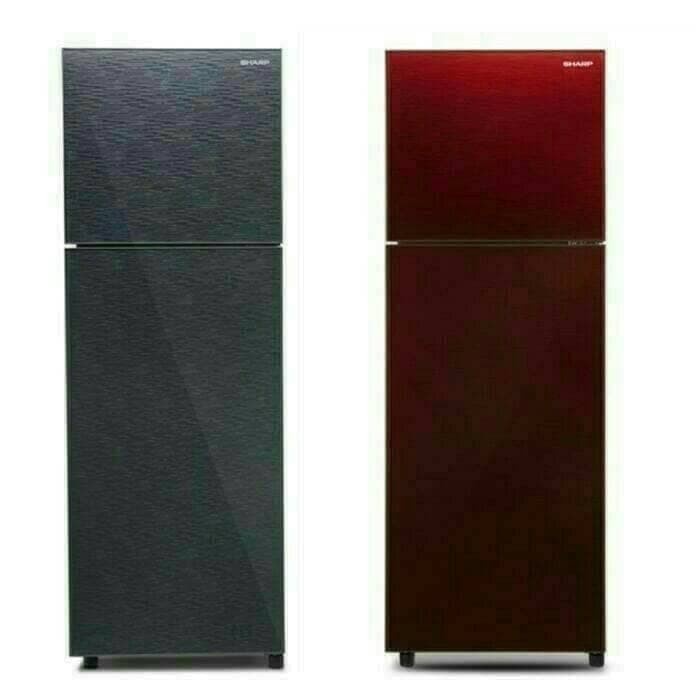 Kulkas / Lemari Es Sharp 2 PINTU Sj 195 mn SG medan , Tanpa Bunga Es