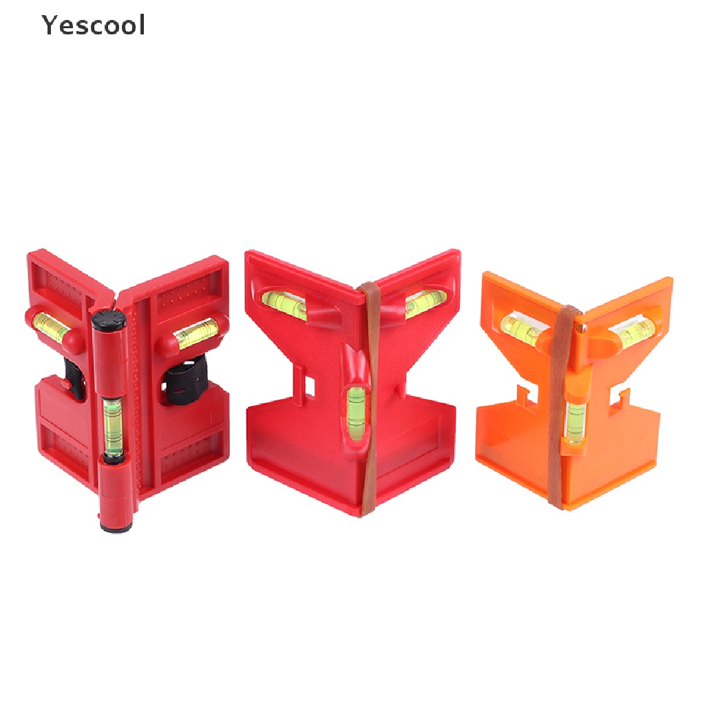 Yescool Waterpass Pengukur Level Kemiringan Pipa Silinder Lipat Presisi Tinggi