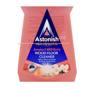 Astonish Wood floor Cleaner Jasmine Wild Berry 1L Astonis Pembersih Lantai Kayu lantai Parket  Aroma Wangi Bunga Melati 1 Litter