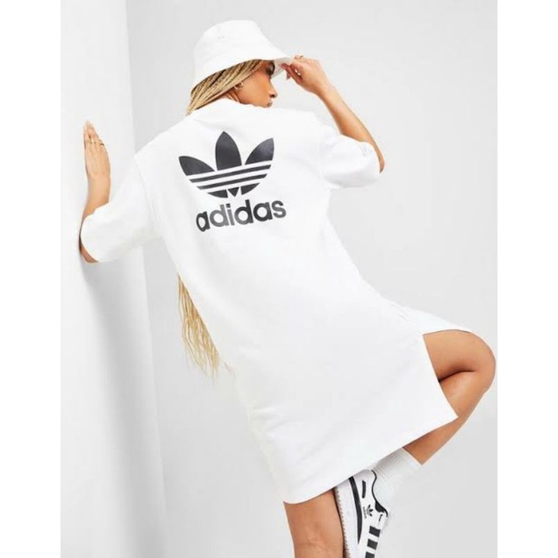 (size 44 EU) adidas T-Shirt Dress Adicolor Classics Big Trefoil HC2034