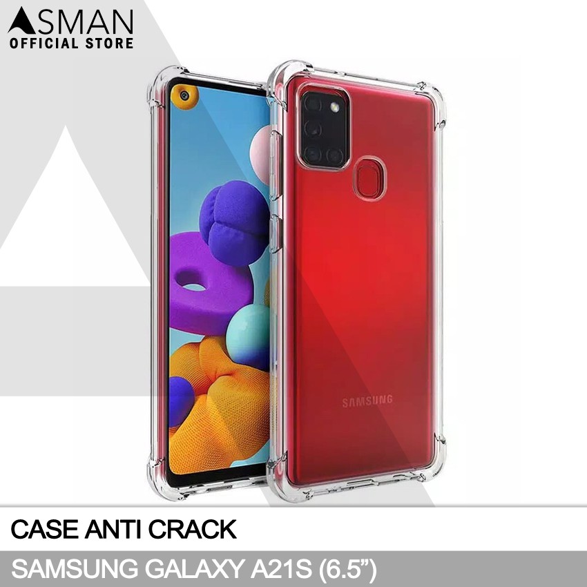 Anti Crack Samsung Galaxy A21s (6.5&quot;) | Softcase Anti Bentur - Clear