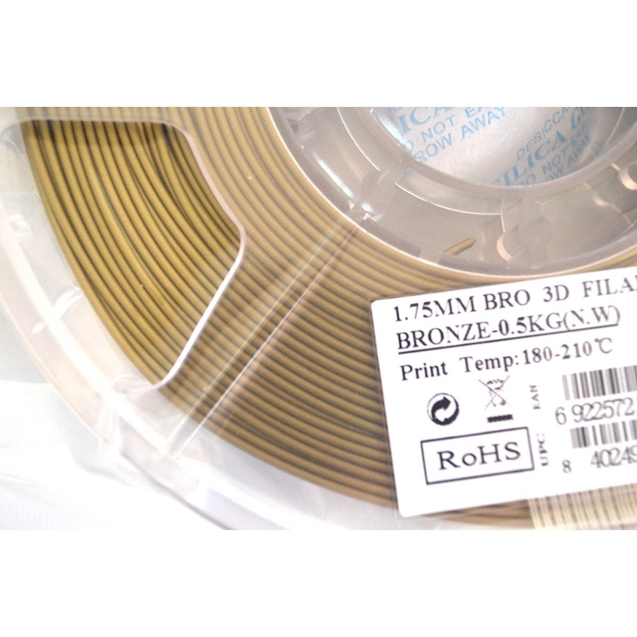 eSUN 3D Filament Terbaru Optimized Bronze Filament 1.75 mm