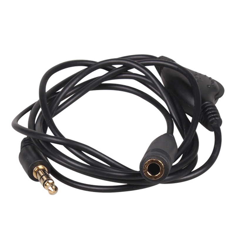 Kabel Ekstensi 3.5mm Male ke Female dengan Volume Control