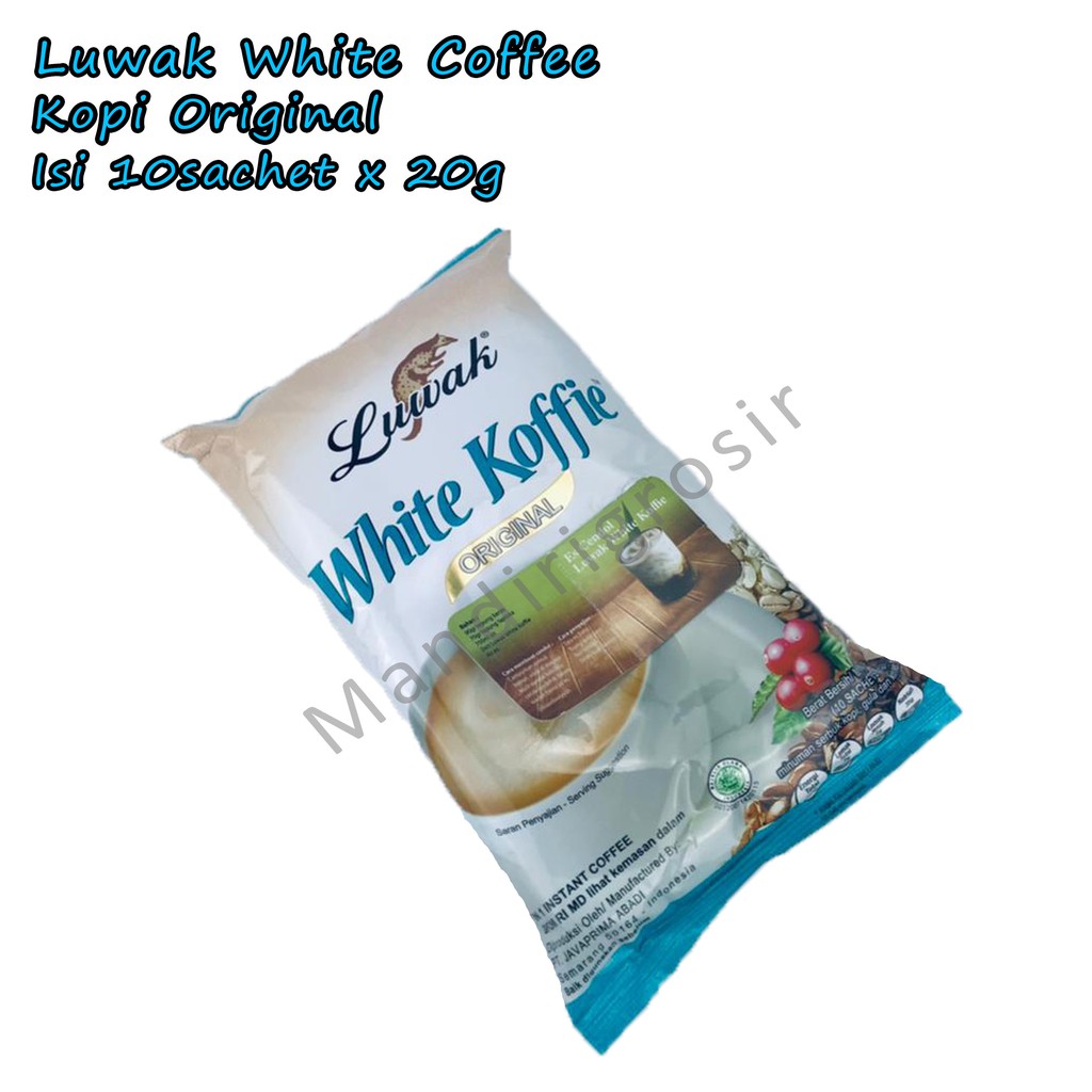 Kopi *Luwak White Koffie * Original * isi 10sachetx20g