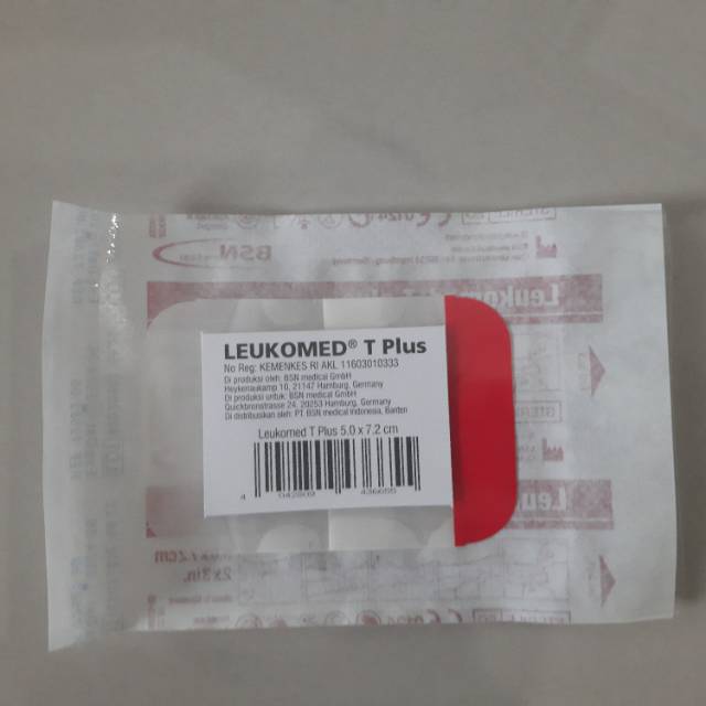 Leukomed T Plus 5.0 x 7.2 cm / Plester Luka Leukomed T Plus BSN 5.0x7.2