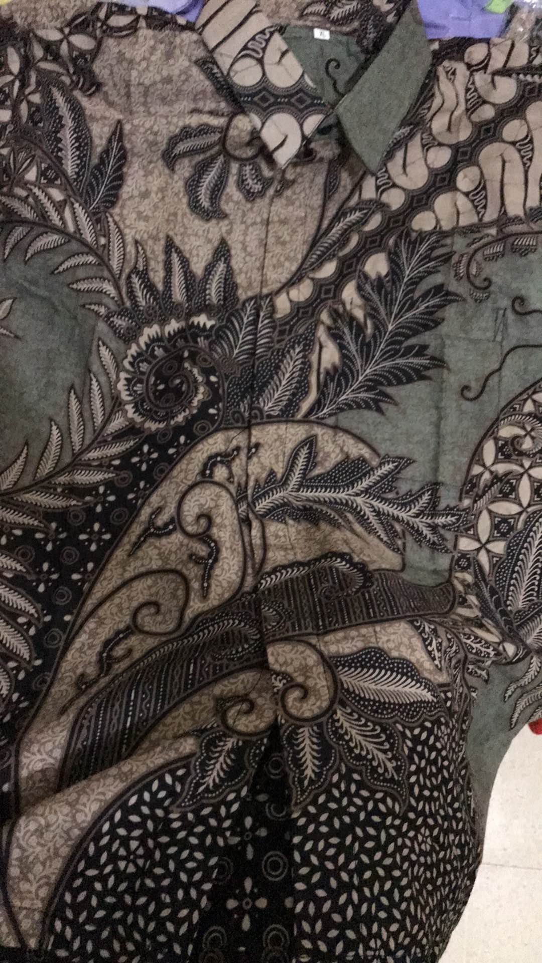 Baju Kemeja Batik Kantor Pria Lengan Panjang Fashion Pekalongan Solo Bw 058