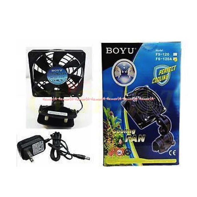 Boyu Perfect Cooling Pendingin Mesin Aquarium Kipas Akuarium Untuk Menurunkan Suhu Air Boyyu Fs-120A Cooling Fan Aquarium