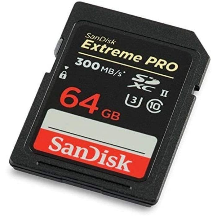 SD Card SanDisk Extreme Pro SDXC 64GB 300MB/s (SDSDXDK-064G-GN4IN)