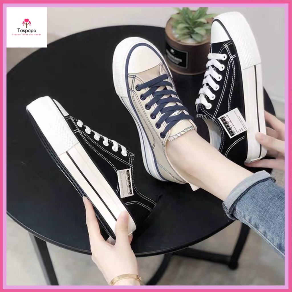 Taspopo 1008 Sepatu Kanvas Wanita Fashion Korea Import