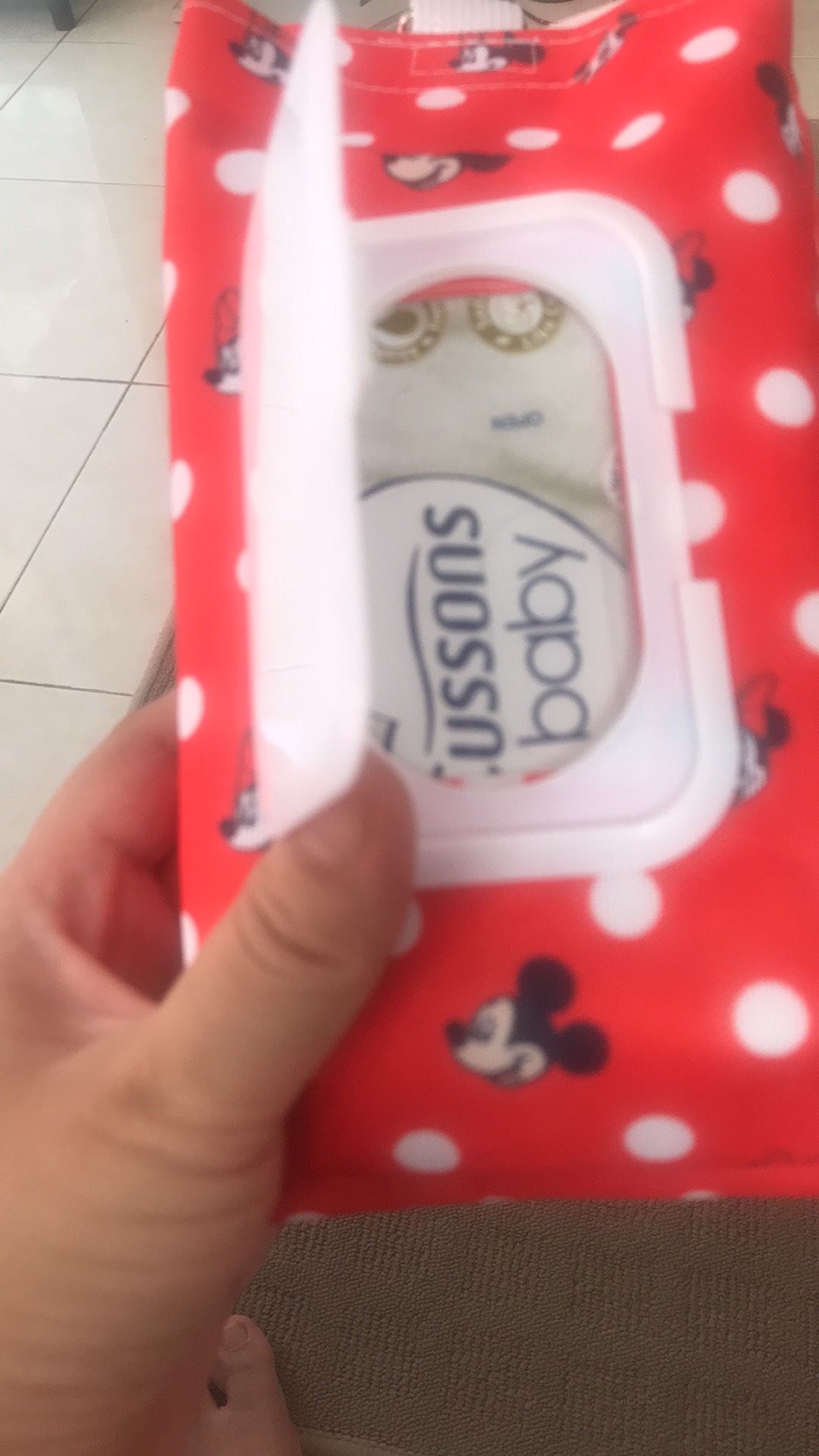 Pouch Tissue, Tempat Tissue 5in1 Bts Disney Mickey Minnie Snoopy Donald