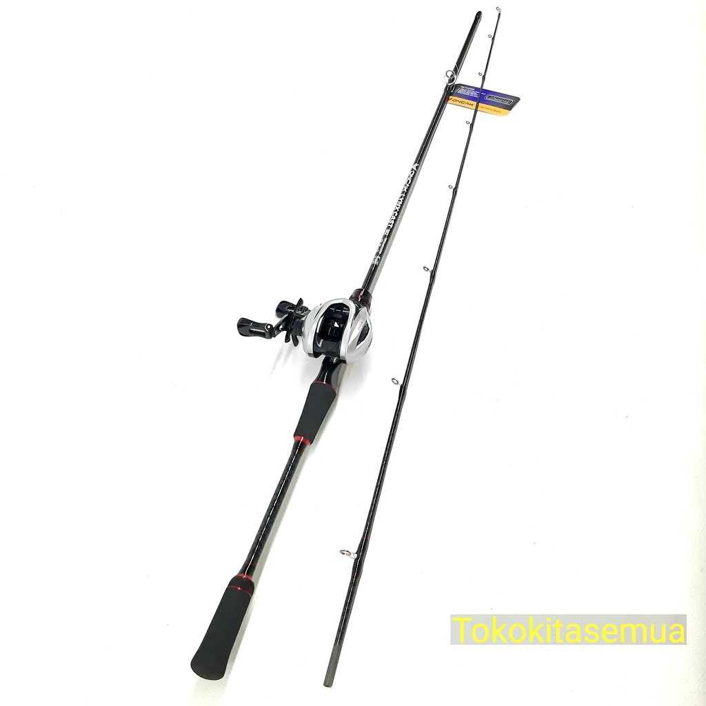 Reel Pancing BC Bait Casting Set Paket Murah Bagus ID0024
