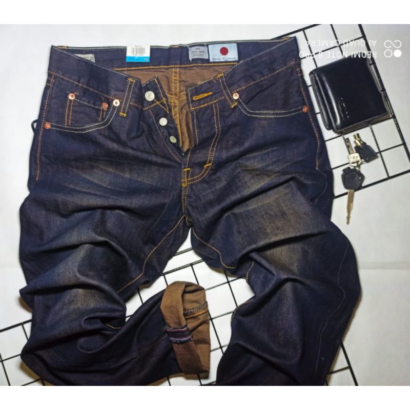 #L501 🇯🇵#SELVEDGE BLUE BROWN#