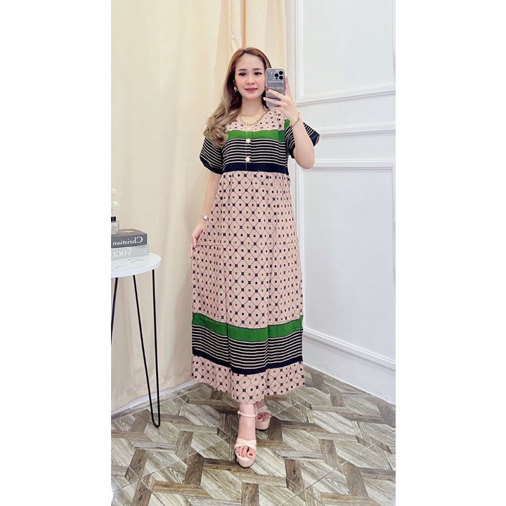 DRESS CHIBI KOTAK KEKINIAN / DASTER MURAH