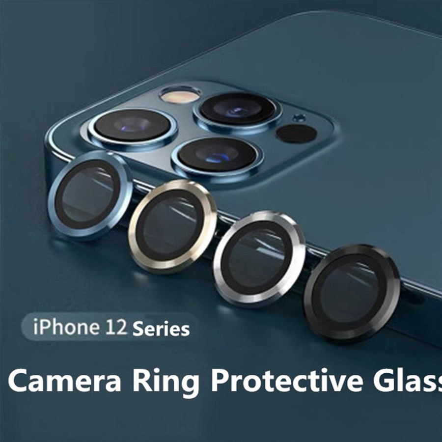 Metal Camera Lens Screen Protector Cover For IPhone 11 12 PRO MAX 12mini Phone Camera Lens Ring
