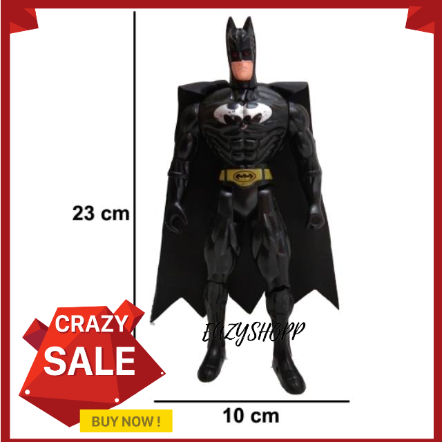 Mainan Action Figure Robot Batman DC Anak Lampu Jadul