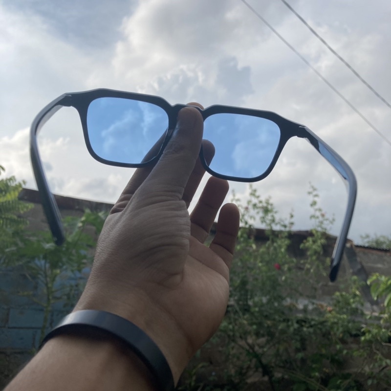 HARUKI SUNGLASSES - BLACK BLUE