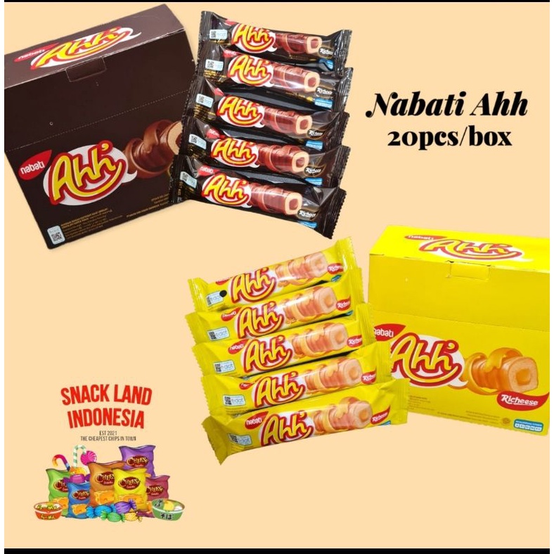 

Nabati Ahh Keju / coklat 20 Pcs x 5 Gram