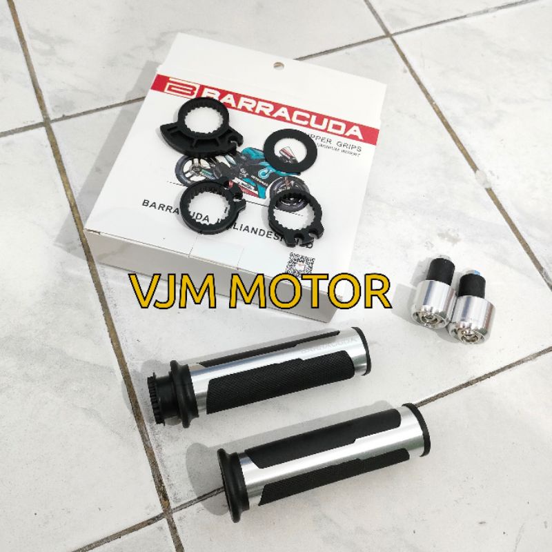 Handgrip barracuda Full set Jalu stang barracuda Universal motor Pasti PNP